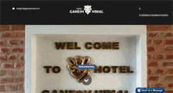 Desktop Screenshot of hotelganeshhimal.com